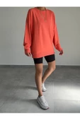 Oversize Sweatshirt, Oversize Kadın Sweat, Premium Kalıp Kumaş - 4