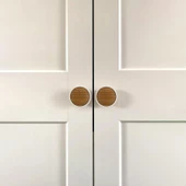 Dolunay 10 Adet Kulp Düğme Ahşap Desenli Çekmece Mutfak Mobilya Dolabı Dolap Kulpu Kulbu Kulpları thumbnail 6