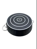 FMS Basık 24 Cm Granit Tencere Gri - 3