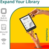 PocketBook Verse E-okuyucu | 6'' E-Ink Carta™ HD | Ayarlanabilir Akıllı Işık | 1 Ay Pil Ömrü | Bright Blue thumbnail 4