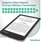 PocketBook Verse E-okuyucu | 6'' E-Ink Carta™ HD | Ayarlanabilir Akıllı Işık | 1 Ay Pil Ömrü | Bright Blue thumbnail 7