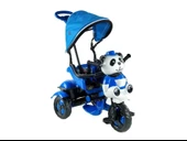 Babyhope 127 Little Panda 3 Tekerli Kontrollü Bisiklet Mavi - 1