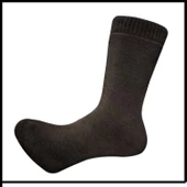 Uyguna-Yakala Kahve Erkek Çorabı Termal Havlu Kışlık Çorap-RAP.272 - 1