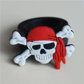 Periboia Kuru Kafa Şekilli Çocuk Uyumlu Plastik Korsan Yüzüğü - 1
