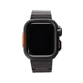 Apple Watch Ultra 2 49mm Redclick KRD-126 Kordon + Sert Kasa Koruyuculu Metal Kordon - 7