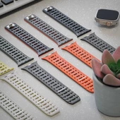 Watch Ultra 2 49mm Redclick KRD-124 Silikon Kordon Terletmeyen Delikli Strap Kayış - 10