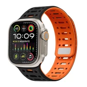 Watch Ultra 2 49mm Redclick KRD-124 Silikon Kordon Terletmeyen Delikli Strap Kayış - 1