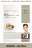 Dermal Arındırıcı, Nemlendirici Ve Ton Eşitleyici Pirinç Özlü Kollajen Maske 23 Gr - 1