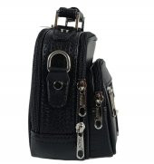 Erkek El ve Omuz Askılı Orta Boy Siyah Çanta - 3