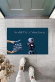 Dijital Baskı Kişiye Özel İç Kapı Dekorasyon Paspas  PS11206 - 1