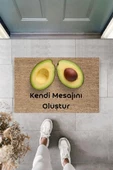 Dijital Baskı Kişiye Özel İç Kapı Dekorasyon Paspas  PS11241 - 3