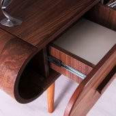 Oval Tv Sehpası Ahşap 2 Çekmeceli Kaliteli ürün - 2