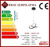 Eray Aydınlatma 9192-1 Siyah Tekli Led Avize thumbnail 3