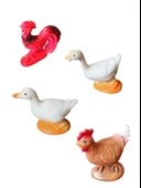 Çiftliğin Minik Dostları Seni Bekliyor! Mini Boy 10 lu Kümes ve Çiftlik Hayvanları Seti - 2