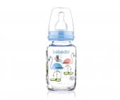 Bebedor 30302 Desenli Cam Biberon 125 Ml - Mavi - 1
