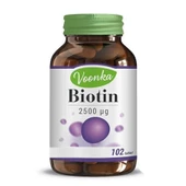 Voonka Biotin 2500 µg Takviye Edici Gıda 102 Tablet - 1