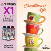 Polisan X1art Multisurface Hobi Boyası 120ml - ZÜMRÜT - 7