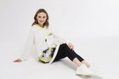 Kapşonlu Paraşüt Garnili Penye Sweatshirt - 12