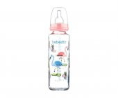 Bebedor 31302 Desenli Cam Biberon 250 Ml - Pembe - 1