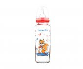 Bebedor 31302 Desenli Cam Biberon 250 Ml - Kırmızı - 1