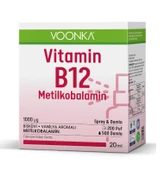 Voonka Vıtamın B12 Metılkobalamın Damla / Sprey 20 ml - 1