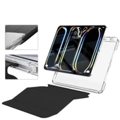 ​​​​​Apple iPad Pro 13 2024 Uyumlu Kılıf Magnetik Ayrılabilen Airbagli Kablosuz Kalem Şarjı-Uyku Modu Sliding Tablet Kıl - 2