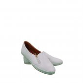 Beety 111-55 Hakiki Deri Kadın Günlük Babet Ayakkabı Beyaz - 5