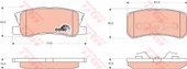 ARKA BALATA P4008 12 C4 1.6HDİ 12 PAJERO II 01-07 10 AXS 10 OUTLANDER 07 12 GRANDIS 07 - 1