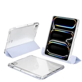 ​​​Apple iPad Pro 11 2024 Uyumlu Kılıf Magnetik Ayrılabilen Airbagli Kablosuz Kalem Şarjı-Uyku Modu Sliding Tablet Kılıf - 6