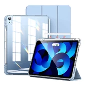 ​​​Apple iPad Air 11 2024 Uyumlu Kılıf Magnetik Ayrılabilen Airbagli Kablosuz Kalem Şarjı-Uyku Modu Sliding Tablet Kılıf - 9
