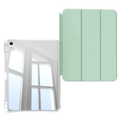 ​​​Apple iPad Air 11 2024 Uyumlu Kılıf Magnetik Ayrılabilen Airbagli Kablosuz Kalem Şarjı-Uyku Modu Sliding Tablet Kılıf - 7