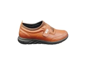 GND İç Dış Hakiki Deri Ortopedik Comfort Kauçuk Taban Bantlı Günlük Anne Ayakkabı - 4