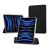 ​​​Apple iPad Air 11 2024 Uyumlu Kılıf Magnetik Ayrılabilen Airbagli Kablosuz Kalem Şarjı-Uyku Modu Sliding Tablet Kılıf - 5