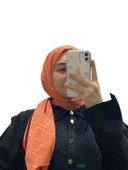 JAKARLI LABİRENT DESENLİ ŞAL 1008 - 6