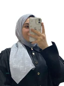 JAKARLI LABİRENT DESENLİ ŞAL 1008 - 2