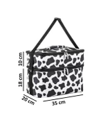 Kamp Piknik Termal Soğutucu Yalıtımlı Buzluk Termos Çanta 22 Lt - 960 Dalmaçya Desenli - 10