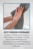 Zrox Mutfak Temizlik Bezi | Araba Kurulama Bezi | Kareli Bez Leke Tutmaz Koku Yapmaz 40x40 cm Gri 3'lü Paket - 4