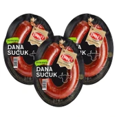 Danet Dana Sucuk Fermente Vakumlu Kangal 200 gr x 3 Adet - 1