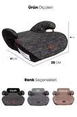BEBEK KOLTUK YÜKSELTİCİ BODSTER GRİ YAŞ GRUP II-III/15-36 KG - 1
