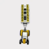 Çek Bırak Römorklu Traktör 25Cm - Sarı Çekici - 5