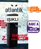 ArtAkua 600F İç Filtre Led Işıklı 5 W 300 L/H - Akvaryum İç Filtresi - 2