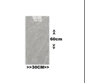 Renkli Duvarlar BS1744 60x30cm Shiny Mermer Desenli Yapışkanlı Esnek Karavan Banyo Wc Duvar Kaplama Paneli thumbnail 2