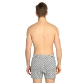 12 Adet Kota Desenli Erkek Penye Boxer 1004 thumbnail 2