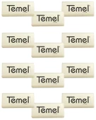 Temel Küçük Beyaz Silgi 12li - 2