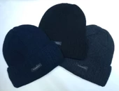 3 lü Paket Siyah-Lacivert-Antrasit Erkek Şapka Bere - 1