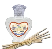 Aşk-ı Sermest Şems-i Tebrizi Çiçek Aromalı Bambu Çubuklu Oda Kokusu Parfüm, Kalp Şişe, 60 mL, 10 Ad - 1
