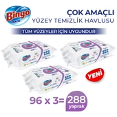 Bingo Pratik Yüzey Temizlik Havlusu Arap Sabunu Katkılı Lavanta 96x3 (288 Yaprak) thumbnail 1