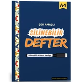 Çok Amaçlı Silinebilir Defter-A4 (Kalem Hediyeli) - 1