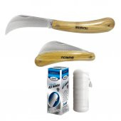 Burcu Aşı Bıçağı Ceviz Aşı Çakısı 19 cm + Aşı Bandı (2li Paket) - 1