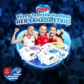 Bingo Pratik Yüzey Temizlik Havlusu Arap Sabunu Katkılı Lavanta 96x3 (288 Yaprak) thumbnail 8